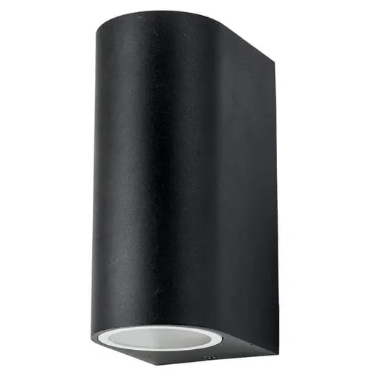 Лампа Vivalux фасадна  2x35 W, GU10, черна, 230 V, PORTO/R 2 X GU10 BK IP44