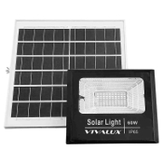 LED прожектор Vivalux със соларен панел  60 W, 3.2 V, 6400 K, черен, Isola LED - product - 071 VIV1217