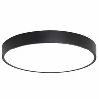 LED панел Vivalux за открит монтаж  35 W, ф 400х50 мм, черен, 3000/4000/6400 K, 230 V, Luka LED