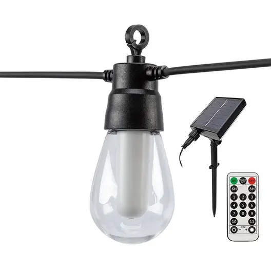 LED верига Vivalux соларна RGB  8 м, Fiesta Solar LED RGBW