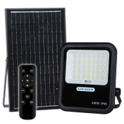 LED прожектор Vivalux със соларен панел  200 W, 6400 K, черен, Hector Solar LED - product - 071 VIV1390