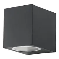 Лампа Vivalux фасадна  35 W, GU10, черна, 230 V, PORTO/SQ