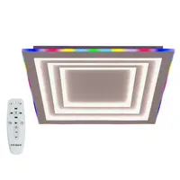 LED плафониера Vivalux интериорна  102 W, 480x480x45 мм, 3000/4000/6000 K, 230 V, бял, Dakota