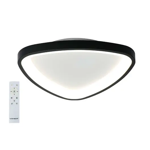 LED плафониера Vivalux интериорна  72 W, 510х500 мм, 3000/4000/6000 K, 230 V, черен, Andromeda