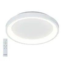 LED плафониера Vivalux интериорна  60 W, ф 400х60 мм, 3000/4000/6000 K, 230 V, бял, Alexa-C