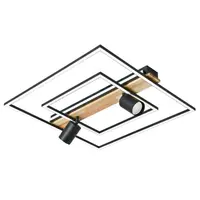 LED лампа Vivalux интериорна за открит монтаж  36 W, 500x500x180 мм, 3000/4000/6000 K, 230 V, черно-бял, Campo