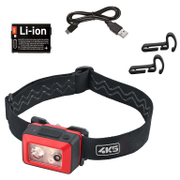 LED фенер 4K5 челник  3.7 V, 1 Ah, Li-Ion, 100/200/400 lm, 65 IP, WP 400 - product - 071 VVI1279