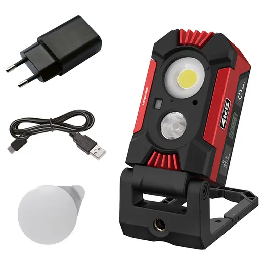 LED прожектор 4K5 със сензор за движение професионален 3.7 V, 5.2 Ah, 4500 K, HD 1500