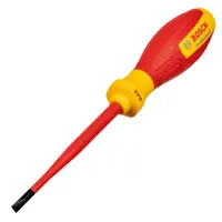 Отвертка с прав шлиц Bosch 1000V VDE  SB 1x4.5x100 мм