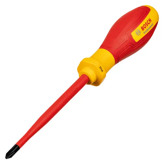 Кръстата отвертка Philips Bosch 1000V VDE  PH 2x125x6 мм