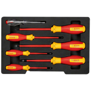 Отвертка Bosch комплект електротехнически 1000V VDE SB/PH и фазомер 7 бр. - product - 072 BSH 846