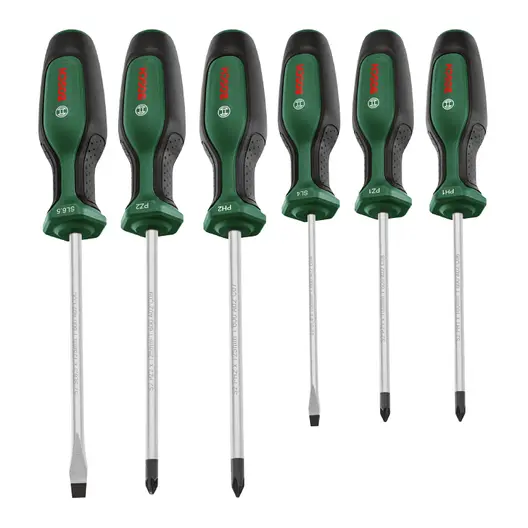 Комплект отвертки Bosch PH/PZ/SB  6 бр.