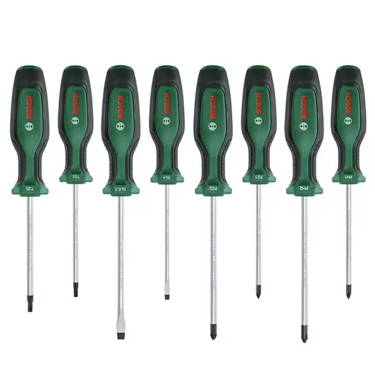 Комплект отвертки Bosch PH/PZ/SB/TX  8 бр.