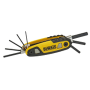 Ключ Г-образен DeWALT метричен 6-стен/6-стен комплект  1.5-8 мм, 8 бр., DWHT0-70263 - product - 072 DWH 777