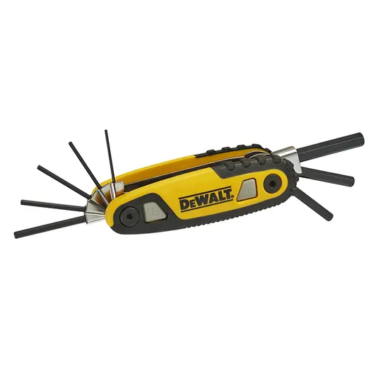 Г-образен ключ DeWALT метричен 6-стен/6-стен комплект  1.5-8 мм, 8 бр., DWHT0-70263