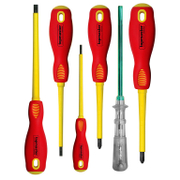 Отвертка Topmaster комплект електротехнически 1000V VDE PH и фазомер 6 бр. - product - 072 EMC 854