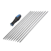 Отвертка Fervi със сменяеми накрайници двустранна 9 бр., 0887 - product - 072 FRV 688