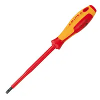 Отвертка с прав шлиц Knipex 1000V VDE 1000V VDE SB 0.8x4x100 мм, 98 20 40