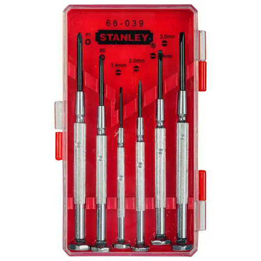 Комплект отвертки за фина механика Stanley SB/PH  6 бр., 1-66-039