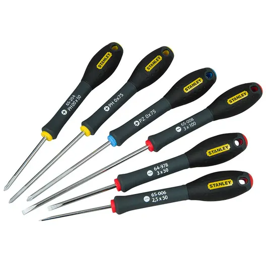 Комплект отвертки за фина механика Stanley SB/PH/РZ  6 бр., 0-65-492