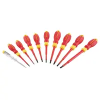 Комплект електротехнически отвертки Stanley SB/PH/PZ и фазомер  10 бр., STHT60032-0
