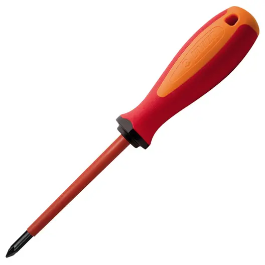 Кръстата отвертка Pozidriv Unior 1000V VDE  PZ 1x80x4.5 мм, 623VDETBI