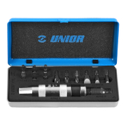 Отвертка Unior със сменяеми накрайници ударна комплект 14 бр., 6762 - product - 072 UNR 272