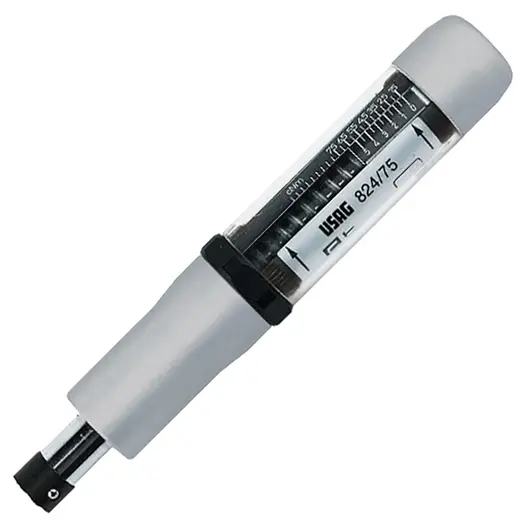 Динамометрична отвертка Usag с държач за битове  1/4"x135 мм, 1.5-7.5 Nm, 824 A/75