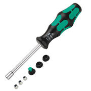 Отвертка Wera динамометрична за калибриране комплект 7х395 мм, Kraftform 7400 - product - 072 WRA 124