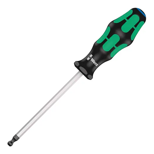 Отвертка външен шестостен-сфера Wera  SW 6x125 мм, Kraftform Plus 160 i/162 i/167 i/9
