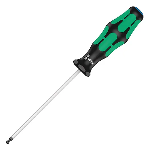 Отвертка външен шестостен-сфера Wera  SW 3x100 мм, Kraftform Plus 160 i/162 i/167 i/9
