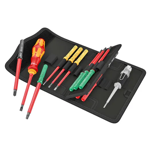 Комплект електротехнически отвертки Wera SB/PH/PZ/TX/SW  16 бр., Kraftform Kompakt VDE 60 i/65 i/67 i/16