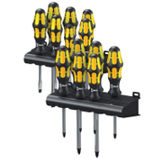 Отвертка Wera комплект PH/PZ/SB/TX 13 бр., Kraftform Plus 100 VDE Big Pack - product - 072 WRA 638