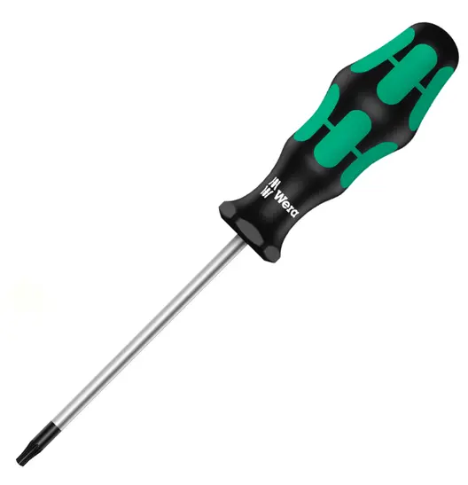 Отвертка Torx с отвор Wera  TT 9x60x3.5 мм, Kraftform Plus 367