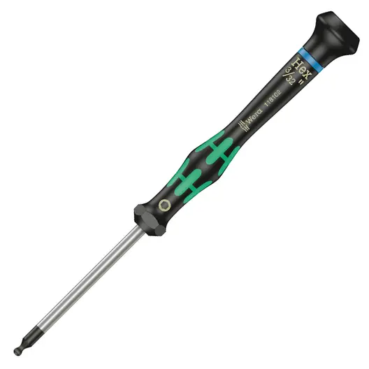 Отвертка външен шестостен-сфера Wera  SW 3/32"x60x3 мм, Kraftform Micro 2052
