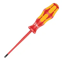 Отвертка с прав шлиц Wera 1000V VDE 1000V VDE 0.8x4x100 мм, 160 iS