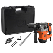 Перфоратор Black & Decker електрически  SDS-plus, 1250 W, 3.7 J, 0-3900 уд./мин, BEHS03K - product - 074 BKD 352
