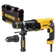 Перфоратор DeWALT електрически  SDS-plus, 800 W, 2.8 J, 0-5540 уд./мин, D25134KP - product - 074 DWT 345