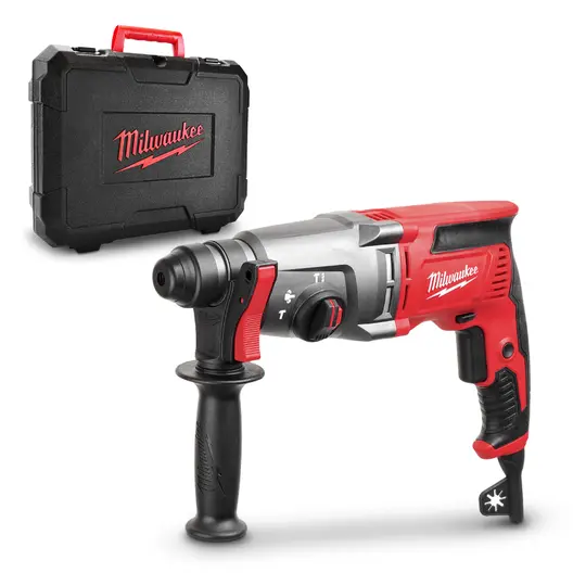Електрически перфоратор Milwaukee  SDS-plus, 800 W, 2.4 J, 0-4500 уд./мин, PH 26 T