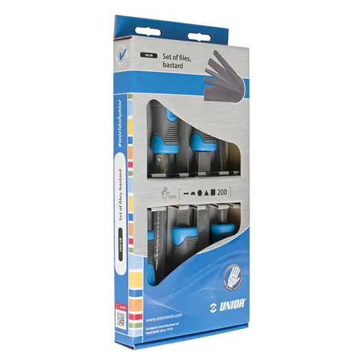 Комплект пили Unior  5 бр., Cut1 едра, 200 мм, 762/5B