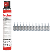 Гвоздеи за такер Fischer с флакон газ  за бетон, 2.6x35 мм, гладки, поцинкована стомана, 1008 бр., DFN 35 - product - 076 FSR 257