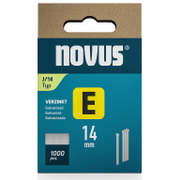 Гвоздеи за такер Novus с наклон 0°  тип J, 1.2x14 мм, стомана, 1000 бр. - product - 076 SNL 281