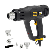 Пистолет за горещ въздух Caterpillar електрически в кутия с аксесоари  2000 W, 300-500 л/мин, 600 °C, DX87 - product - 077 CAT 105