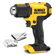 Пистолет за горещ въздух DeWALT акумулаторен в кутия  без батерия и зарядно, 18 V, 90-190 л/мин, 530 °C, DCE530 - product - 077 DWT 085