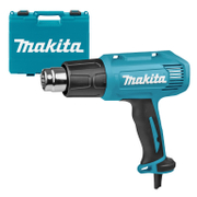 Пистолет за горещ въздух Makita електрически в куфар  1600 W, 350-500 л/мин, 500 °C, HG5030K - product - 077 MKT 083