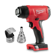 Пистолет за горещ въздух Milwaukee акумулаторен в кутия  без батерия и зарядно, 18 V, 170 л/мин, 470 °C, M18 BHG-0 - product - 077 MLK 093