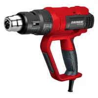 Пистолет за горещ въздух Raider електрически в куфар с аксесоари  2200 W, 250-500 л/мин, 650 °C, RDI-HG24