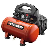 Електрически безмаслен компресор Black & Decker  0.5 к.с., 6 л, 55 л/мин, 8 bar, BD 55/6