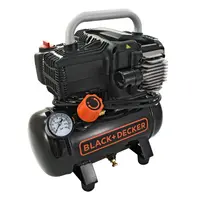 Електрически безмаслен компресор Black & Decker  1.5 к.с., 6 л, 180 л/мин, 8 bar, BD195/6-NK