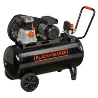 Електрически компресор с ремъчна предавка Black & Decker  3 к.с., 100 л, 320 л/мин, 10 bar, BD 320/100-3M